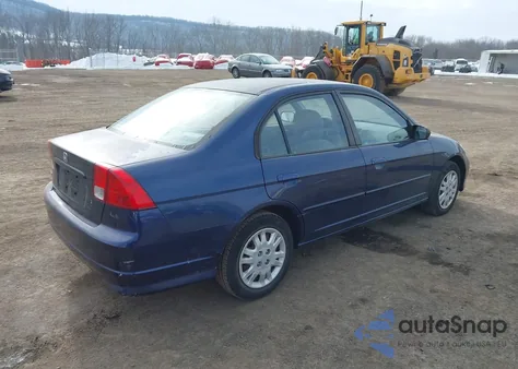 2004 Honda Civic Lx из США, поврежденный, VIN 2HGES15544H563890